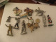 10 Antique Soldats Miniatures En Plomb - Zinnsoldaten