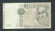 Billet, Italie, 1000 Lire 8 GENNAIO 1982 Laura 7127 - 1000 Liras