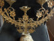 Delcampe - Bougeoir 5 Tige En Laiton Antique - Candelabri E Candelieri