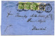 ALLEMAGNE - 2 SILB + 4 PFG. X3 SUR LETTRE DE BRESLAU POUR VARSOVIE, 1866 - Briefe U. Dokumente