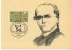 Germany Deutschland 1984 Maximum Card, Gregor Mendel, Biologist Meteorologist Mathematician, Canceled In Bonn - 1981-2000