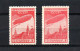 Russia 1931 Old Aviation/Zeppelin Stamp (Michel 399 A/b) Colour: Red/rosa MLH - Ongebruikt