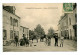 44 DEP 611 CARQUEFOU Jolie Anim Route De Chateaubriant  Cyclistes Charettes  Hotel La Boule D'Or  1906 Timbrée - Carquefou