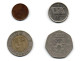 GHANA - 1996/2007 - 100+200 Cedis And 1+10 Pesawa - KM 32-35-37-39 - 4 Coins VF/XF - Ghana