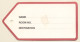 Singapore: Boulevard Hotel (Vintage Hotel Luggage Tag) - Hotel Labels