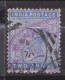 Inde Timbre Classique Reine British India Two Annas Queen Victoria Postage Stamp - Altri & Non Classificati