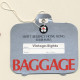 Hongkong / Malaysia: Hyatt Regency Hong Kong (Vintage Hotel Luggage Tag) - Hotel Labels