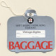 Hongkong / Malaysia: Hyatt Regency Hong Kong (Vintage Hotel Luggage Tag) - Hotelaufkleber