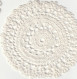 Lot De 4 Napperons Dentelle Au Crochet Diametre 11cm - Laces & Cloth