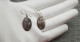 Vintage Earrings German Silver - Boucles D'oreilles