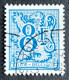 BEL2093Ua2 - Number On Heraldic Lion - 8 F Used Stamp - Belgium - 1986 - 1951-1975 Lion Héraldique