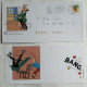 Entier Postal Carte Et Enveloppe  Tintin 1999 - Tarjetas Postales