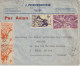 1946 - AOF / SENEGAL - SERIE DE LONDRES - ENVELOPPE De DAKAR (CACHET COMMERCIAL DATE AU DOS !) => PARIS - Brieven En Documenten