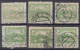 ⁕ Czechoslovakia 1918 Republic ⁕ Hradcany 5 H. Mi.2 A,B ⁕ 6v Used / Shades / Perf. - Usados