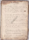 Manuscript ±1830-1850 - Notes Diverses: Botanique (V3028) - Manuscrits