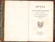 Opere Di Alessandro Manzoni Milanese, Con Aggiunte E Osservazioni Critiche. Prima Edizione Completa. Tomo Primo, 1828 - Livres Anciens
