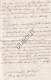 Hombeek/Kontich - Brief Weduwe De Meester-Geelhand 1859 (V3024) - Manuscrits