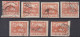⁕ Czechoslovakia 1918-1919 ( Castle Of Prague ) ⁕ Hradcany 40 H. Mi.7 ⁕ 7v Used / Shades / Imperf. - Scan - Used Stamps