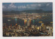 HONG KONG General View By Night, Vintage 1970s Photo Postcard With Topic Stamp Sent Airmail To Bulgaria (728) - Cartas & Documentos