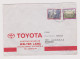 AUSTRIA Österreich 1980s TOYOTA Car Commerce Cover With 8S+1S Definitive Stamps Sent To Bulgaria (858) - Lettres & Documents