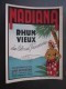 Bistrot:étiquette RHUM Vieux MADIANA Des Colonies Françaises établissement Var Boissons Bd Mal Joffre Toulon Antillaise - Rhum