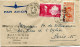 MARTINIQUE LETTRE PAR AVION AVEC CACHET " 1ère LIAISON AERIENNE DIRECTE MARTINIQUE PORTO-RICO 11 OCTOBRE 1948 " DEPART.. - Covers & Documents