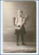 V5135/ Einschulung Mädchen Mit Schultüte  Schule Foto AK Ca.1930 - Einschulung