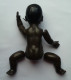 Rare ! Mini Poupon Noir Avec Boucles D'oreille, Marque DRP GERMANY, Taille 14 1/2. Voir Photos - Dolls