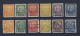 14x Canada M & U Scroll Series Stamps #149 To 154 1xset MH Unused And 1xSet Used - Gebraucht