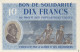 Bon De Solidarité France 10 Francs - Pétain 1941 / 1942 KL.07 NEUF Série A - Bons & Nécessité