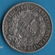 FRANCE 1 FRANC 1888 A Cérès Argent 835‰ Silver F# 216, Gad# 465, KM# 822 - 1 Franc