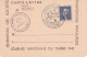 Journée Nationale Du Timbre 1943, Carte Lettre Angoulême - Tag Der Briefmarke