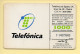 Télécarte : Espagne : TELEFONICA  - Herdenkingsreclame