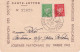 Journée Nationale Du Timbre 1943, Carte Lettre Parthenay - Tag Der Briefmarke