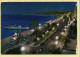 06. NICE – Effet De Nuit Sur La Promenade Des Anglais (animée / Voitures / Bateau) CPSM (voir Scan Recto/verso) - Nice By Night