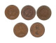 609/ Grande-Bretagne : Elizabeth II : 5 X 1 Penny : 1961 - 1962 - 1963 - 1965 - 1966 - Altri & Non Classificati