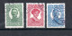 Austrian Fieldpost 1918 Old Set Stamps (Michel 73/75) Nice Used - Gebraucht