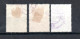 Austrian Fieldpost 1918 Old Set Stamps (Michel 73/75) Nice Used - Gebraucht