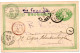 JAPON.1895. ENTIER POSTAL De YOKOHAMA Pour La Belgique VIA LONDON. - Postcards