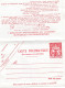 FRANCE.1960-1981.ENTIERS. 6 CARTES PNEUMATIQUES  NEUVES (DONT 2 Vendues Avec COMPLEMENT D'AFFRANCHISSEMENT). - Pneumatic Post