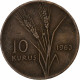 Turquie, 10 Kurus, 1963 - Turkey