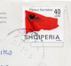 ALBANIA/SHQIPERIA -VIEW OF SHKODRA ROZAFA CASTLE / THEMATIC STAMP-FLAG / VAU I DEJES CANCEL 2008 - Albanie