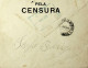 Portugal 1917 Censura Postal. Carta Enviada Do Porto Para Madrid - Storia Postale