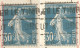 FRANCE - Yv. 192 ROULETTE (DENTS MASSICOTEES) FRANKING PC (LA SAMARITAINE) - 1926 - Rollo De Sellos