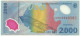 ROMANIA - 2.000 Lei - 1999 - Pick 111.a - Unc. - Série 006C - Total Solar ECLIPSE Commemorative POLYMER - 2000 - Romania