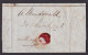 Großbritannien Brief EF 3 MK Victoria Selt. Malteserkreuz Mit Nr. 12 Kat. 600,00 - Cartas & Documentos