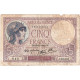France, 5 Francs, Violet, 1940, J.66341, TB, Fayette:F.04.15, KM:83 - 5 F 1917-1940 ''Violet''