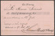 Luxembourg - CP Postkarte Avis De Réception D'un Paiement (contre-remboursement) Affr.35c Càpt ECHTERNACH /31.12.1906 Po - 1906 Willem IV