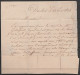 L. Datée 12 Juin 1824 De DOURBES Pour FONTAINE L'EVEQUE Par Charleroy - Griffe Gratée "MARIEMBOURG" - Port "3" - 1815-1830 (Période Hollandaise)