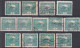 ⁕ Czechoslovakia 1919/20 ⁕ Hradcany 5 H. Mi.24 ⁕ 13v Used / Shades / Different Perf. - Used Stamps